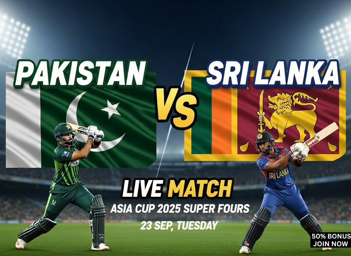 Pakistan vs Sri Lanka Betting Tips | Asia Cup 2025 Super Fours Clash | 23 SEP,   TUESDAY